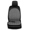 2 Piezas Negro Asiento Individual