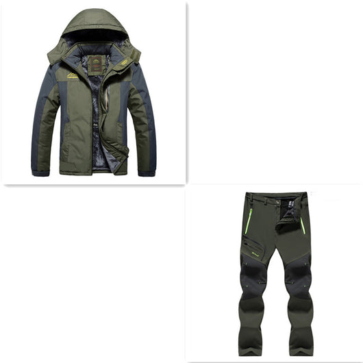 Chaqueta Térmica Impermeable con Capucha para Montaña - Image 9