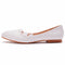 Zapatos Planos Blancos de Punta Afilada - Comodidad y Elegancia