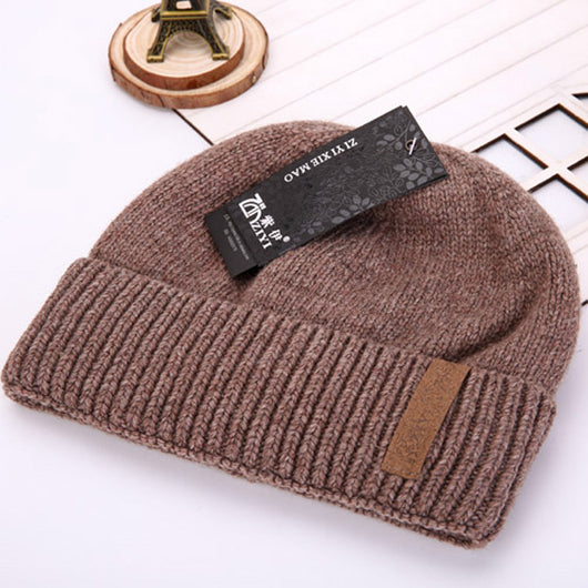Gorro de Lana Grueso Doble Capa para Hombre con Terciopelo Premium - Image 2