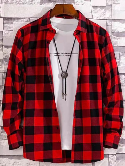 Camisa Casual de Manga Larga para Hombre - Talla Grande - Image 2