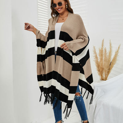 Suéter Otoñal con Borlas para Mujer Talla Grande - Estilo Europeo y Americano