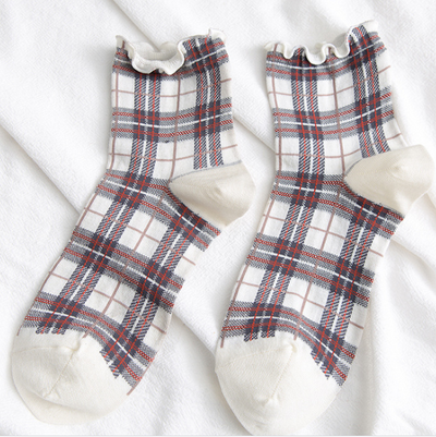 Calcetines Estampado Cuadros para Mujer - Image 12