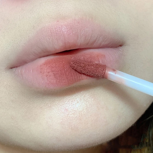 Lápiz Labial Líquido Mate Degradado Naranja y Marrón - Image 11