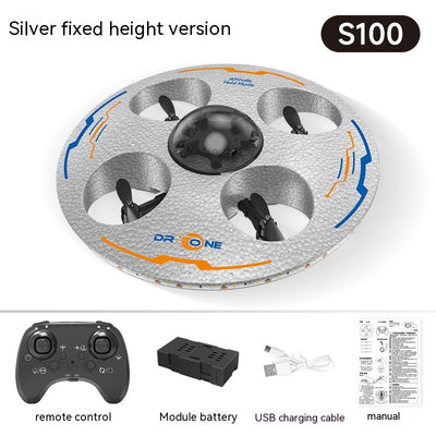 Dron Platillo Volador Luminoso Resistente a Caídas para Niños - Image 2
