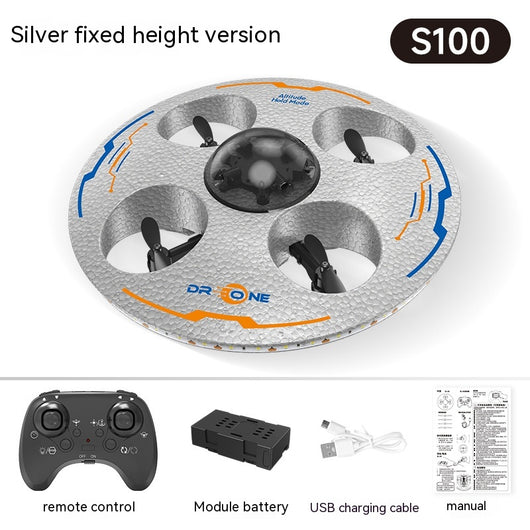 Dron Platillo Volador Luminoso Resistente a Caídas para Niños - Image 2