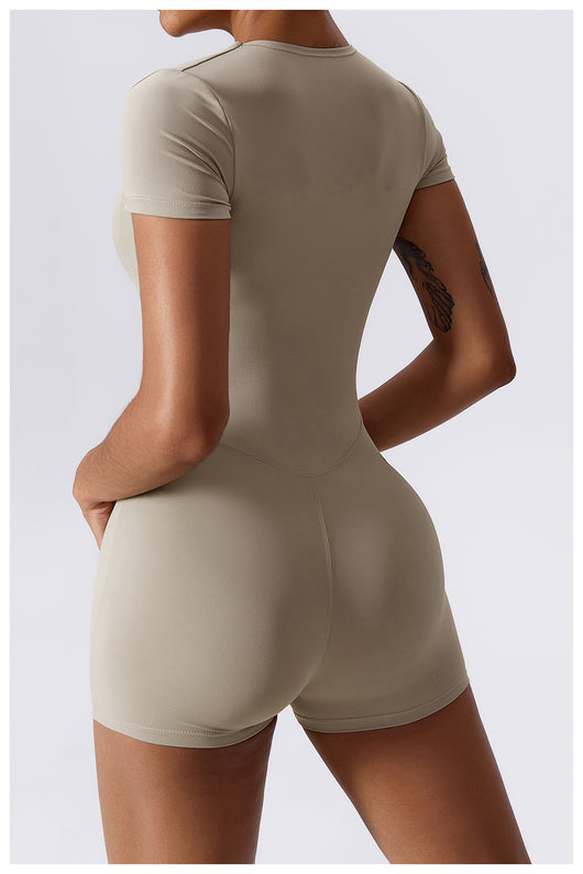 Enterizo Deportivo Ajustado de Secado Rápido para Yoga y Fitness Mujer - Image 11