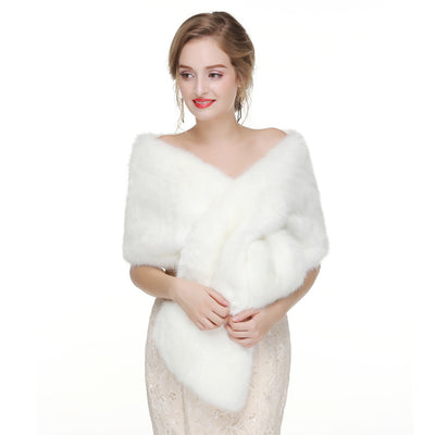 Estola de Piel de Zorro para Novia - Chal Elegante Invierno - Image 14
