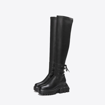 Botas Altas Stretch con Suela Gruesa para Mujer - Image 7