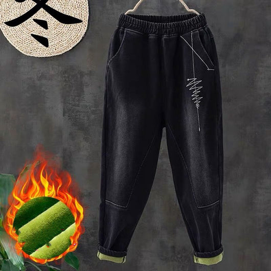 Pantalones Harem Cómodos Plus Size con Tecnología Térmica - Image 23