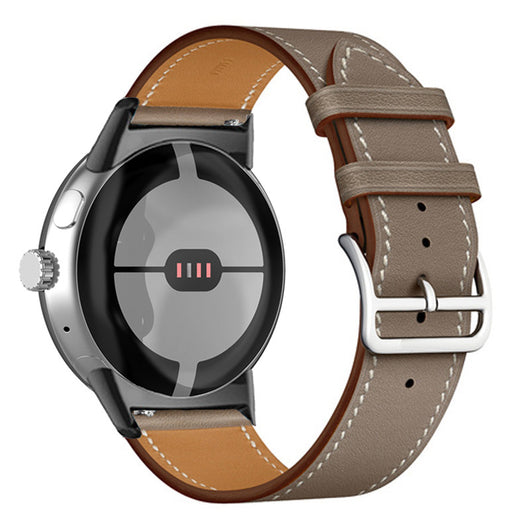 Correa de Cuero PU Bicolor para Google Watch - Estilo y Durabilidad - Image 3