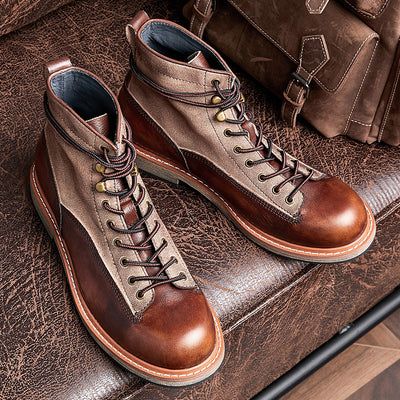 Botas de Cuero Genuino para Motociclista Estilo Inglés - Image 10