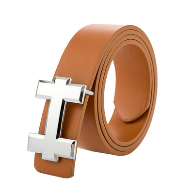 Cinturón de Cuero PU Premium para Hombre y Mujer - Diseño Elegante con Hebilla Metálica - Image 3