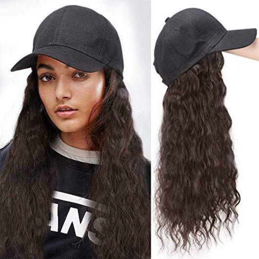 Peluca Larga Ondulada Efecto Agua - Cabello Rizado Voluminoso - Image 3