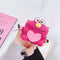 Capas para fone de ouvido AirPods Rosado Kaws Airpods1 2