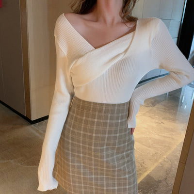 Suéter de Cuello Cruzado con Mangas Largas - Image 18