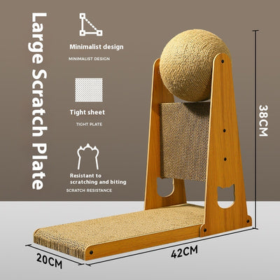 Rascador Vertical de Sisal Resistente para Gatos - Alivia Estrés y Protege Muebles - Image 6