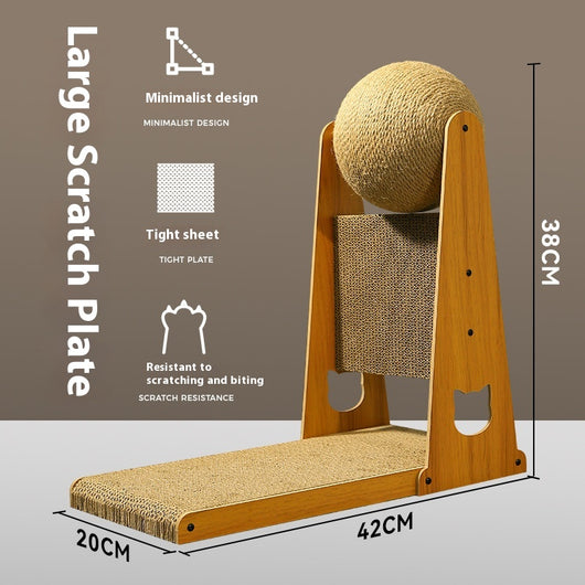 Rascador Vertical de Sisal Resistente para Gatos - Alivia Estrés y Protege Muebles - Image 6