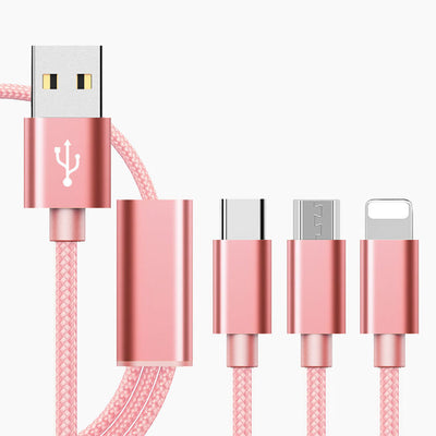 Cable de Carga Tres en Uno - Compatible Universal - Image 12