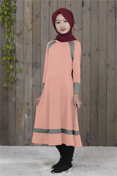 Túnica Árabe Dubai para Niña - Tela Impermeable de Una Sola Capa - Image 12