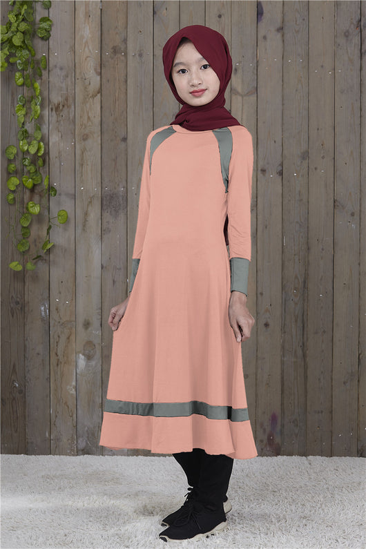 Túnica Árabe Dubai para Niña - Tela Impermeable de Una Sola Capa - Image 12