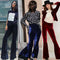 Pantalones Casuales Velvet Micro para Mujer