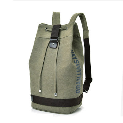 Mochila Viajera Tipo Tambor con Compartimento para Laptop - Image 11