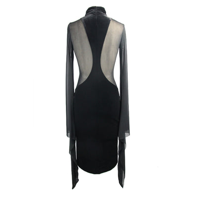 Vestido Cuello Alto Elegante - Image 2