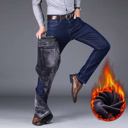 Pantalones Casuales de Terciopelo Grueso y Cálido