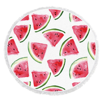 Toalla de Playa Redonda con Diseño de Frutas - Image 6