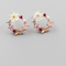 Aretes de Flores en Concha Natural