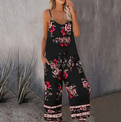 Jumpsuit Casual Estampado con Bolsillos - Tendencia Verano - Image 7