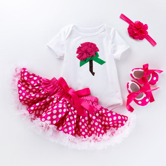 Conjunto Falda Tutú para Niñas - Algodón Premium de Manga Corta - Image 13