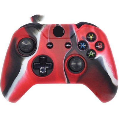 Black silicone case for Xbox One gamepad, featuring precise cutouts for buttons, joysticks, and D-pad. - Image 16
