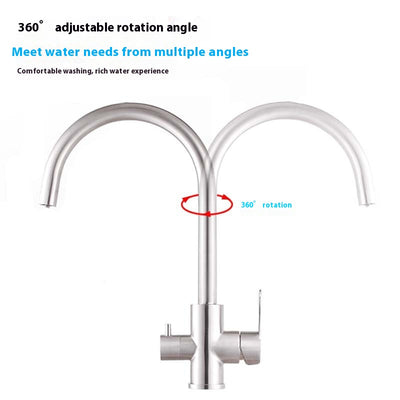 Grifo Purificador de Agua Fría y Caliente para Cocina y Lavado de Verduras - Image 18