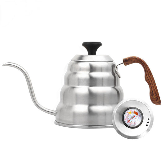 Cafetera con Pantalla de Temperatura en Acero Inoxidable - Image 2