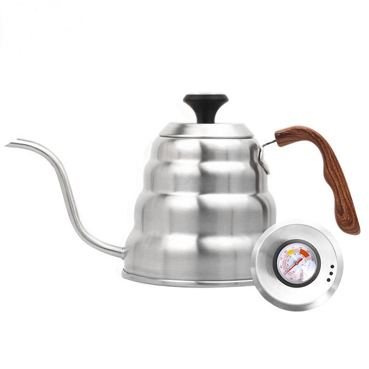 Cafetera con Pantalla de Temperatura en Acero Inoxidable - Image 2