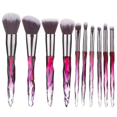 Set de Brochas de Maquillaje con Mango de Cristal Diamantado - Image 11