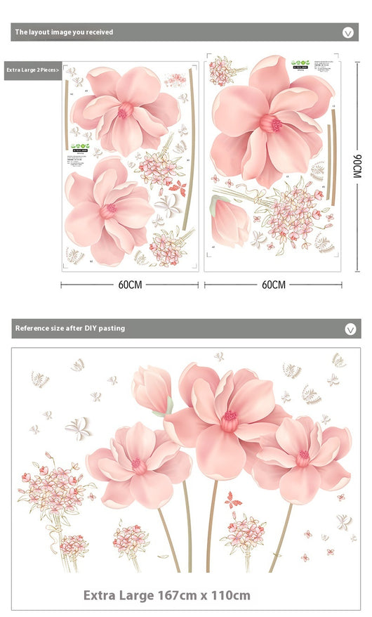 Adhesivos Florales para Dormitorio - Decoración de Pared Autoadhesiva - Image 10