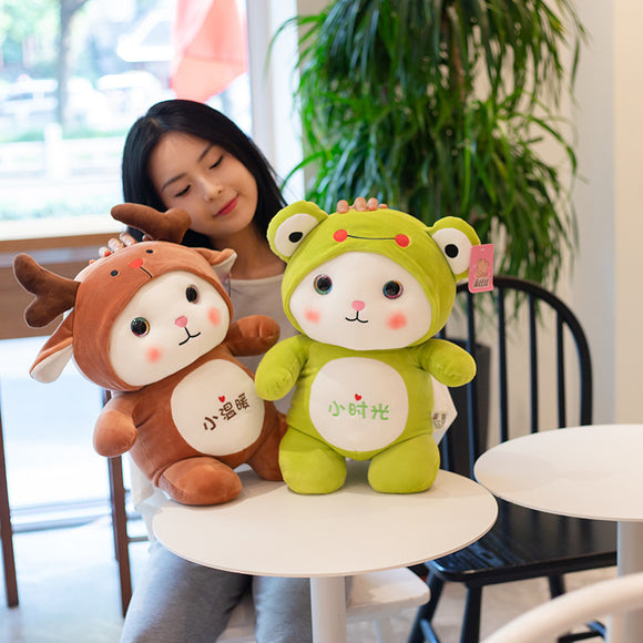 Muñeco Gato de Peluche Suave con Diseño Animado