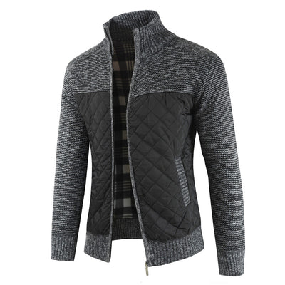 Cardigan Acolchado de Terciopelo para Hombre - Image 3