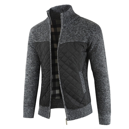 Cardigan Acolchado de Terciopelo para Hombre - Image 3