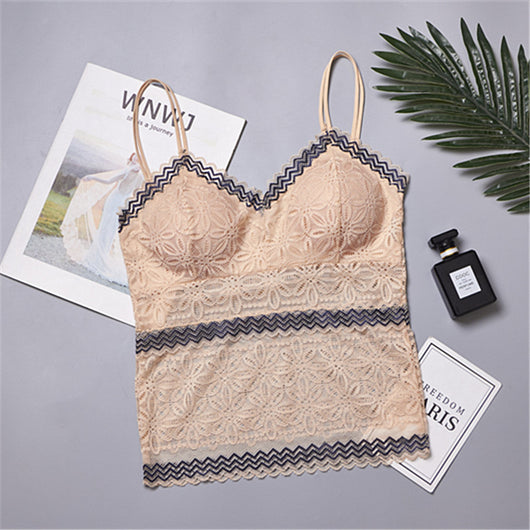 Blusa Larga con Encaje Doble Tono - Protección Total sin Exposición - Image 15