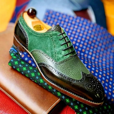 Zapatos de Cuero Tallado Estilo Británico con Tecnología Goodyear Transpirable - Image 3