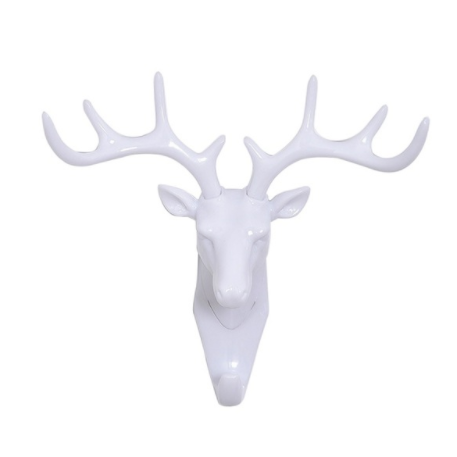 Perchero Decorativo Cabeza de Ciervo con Astas - Organizador de Pared para Ropa, Sombreros y Accesorios - Image 3