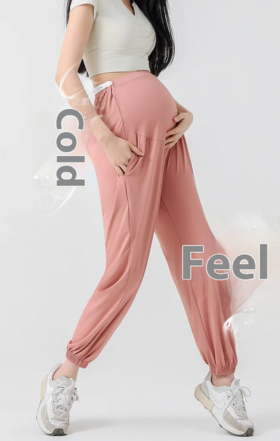 Pantalones Deportivos de Maternidad Talla Grande con Protección Solar Ice Silk - Image 17