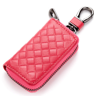 Estuche para Llaves de Cuero Tejido para Hombre - Image 14