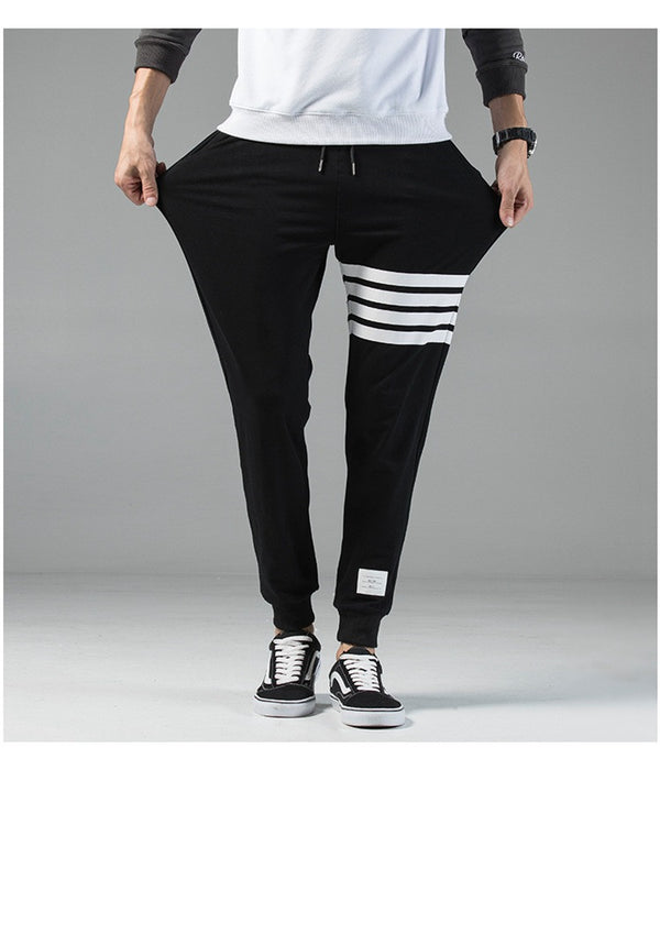 Pantalones de Chándal Slim Fit con Detalle de Rayas Laterales