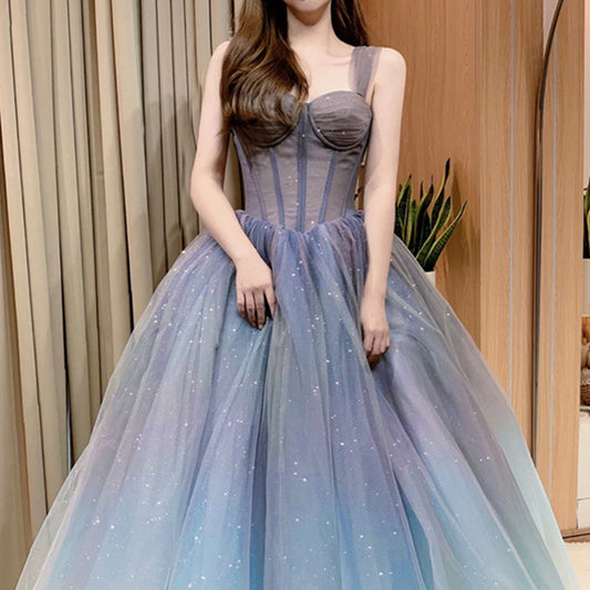 Vestido Azul Noche Estrellada para Mujer