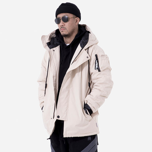 Chaqueta Acolchada de Algodón Grueso para Hombre